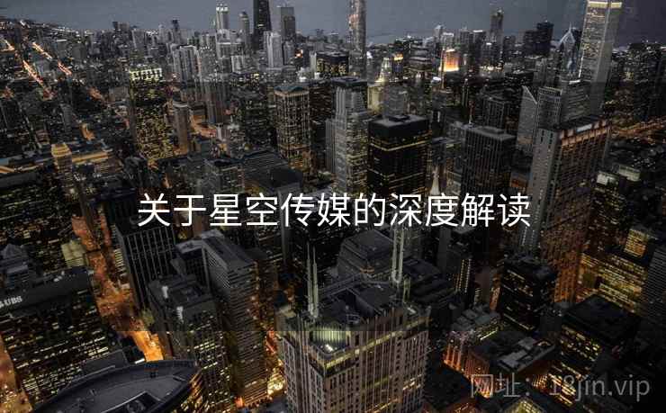关于星空传媒的深度解读