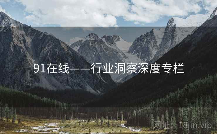 91在线——行业洞察深度专栏 91在线——行业洞察深度专栏