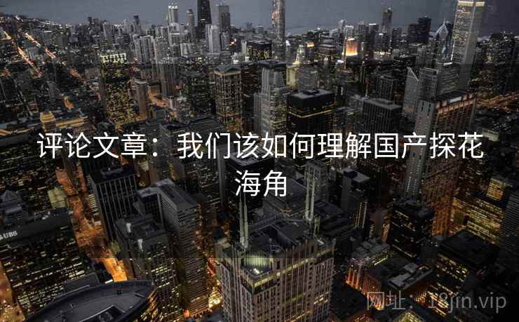 评论文章:我们该如何理解国产探花海角 评论文章:我们该如何理解国产探花海角
