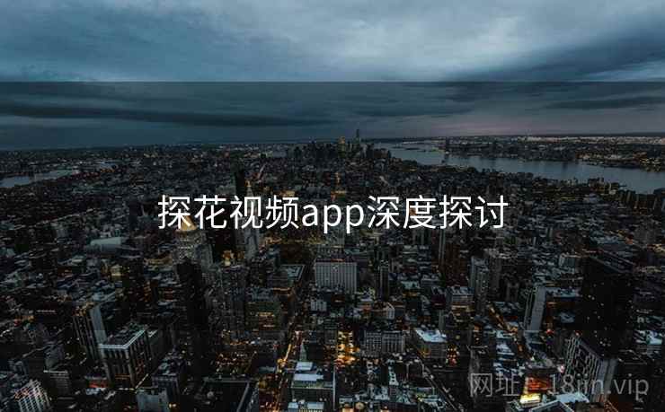 探花视频app深度探讨 探花视频app深度探讨
